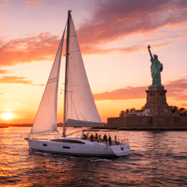 Nueva York: crucero privado con champán a la Estatua de la Libertad