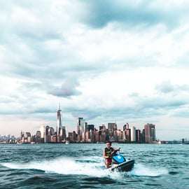 Desde Jersey City Excursión en moto acuática por Manhattan