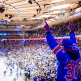 Nueva York: partido de los New York Rangers en el Madison Square Garden