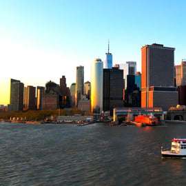 NYC: Crucero por la Estatua de la Libertad al atardecer Billete sin hacer cola