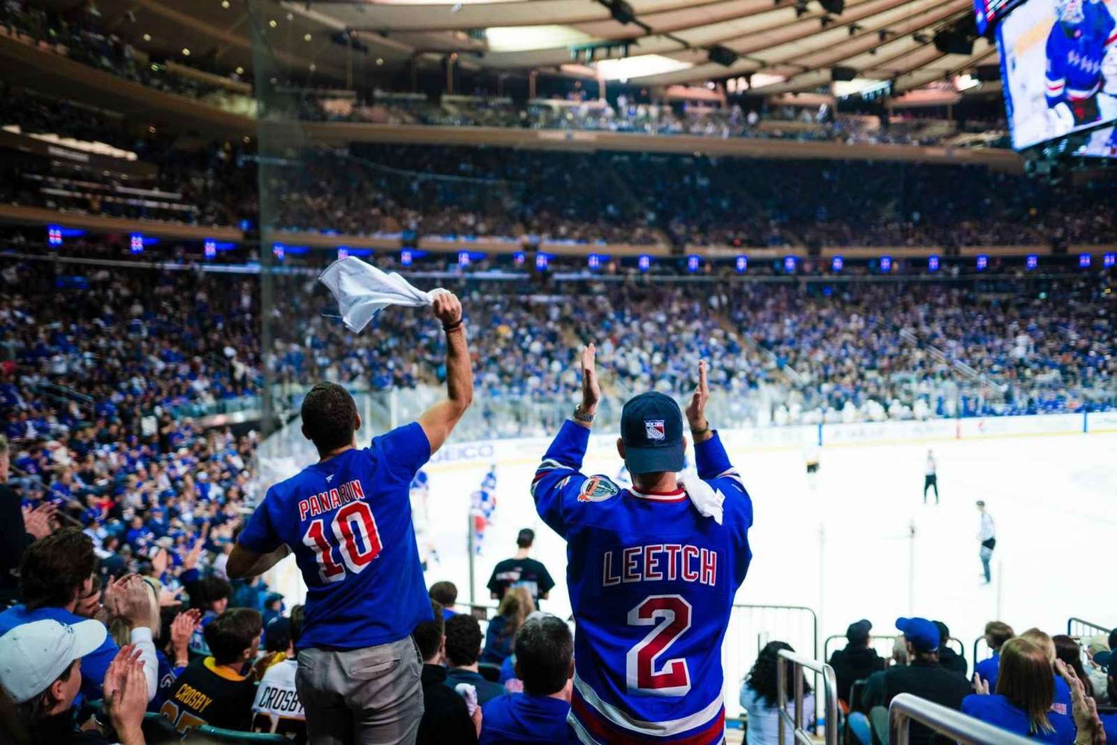 Nueva York: partido de los New York Rangers en el Madison Square Garden