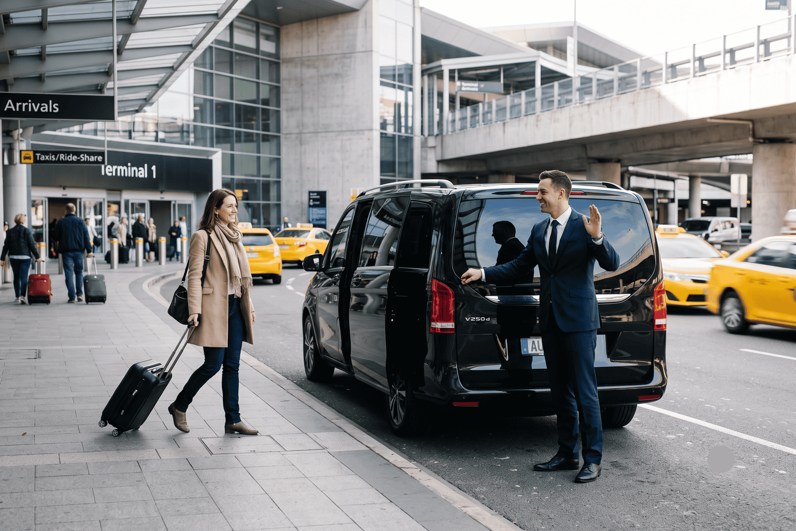 Traslado privado de ida y vuelta desde el aeropuerto JFK a tu hotel en Manhattan