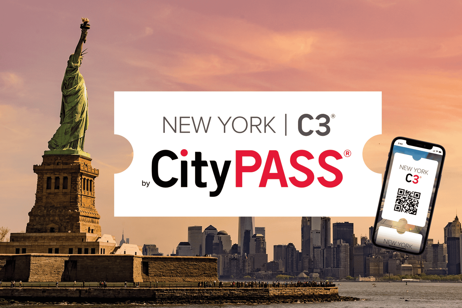 New York C3® by CityPASS: tickets para 3 atracciones principales