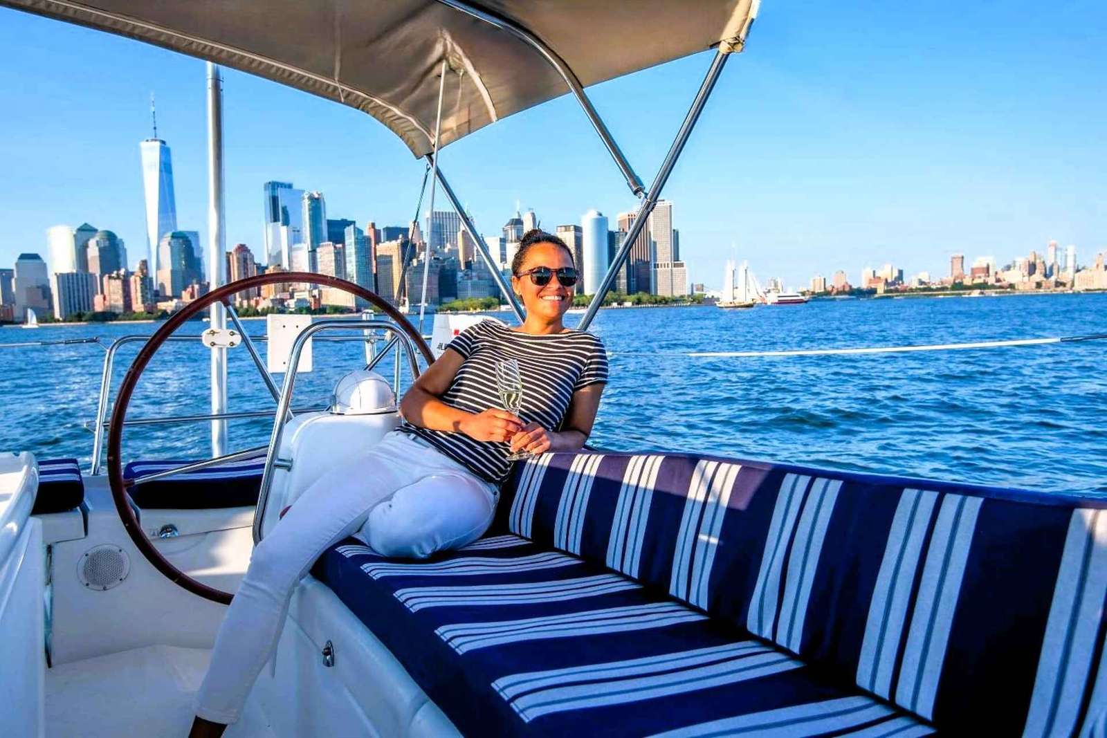 Nueva York: crucero privado con champán a la Estatua de la Libertad