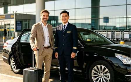 Traslado Privado: Aeropuerto JFK/LGA/EWR a Manhattan Hasta 5