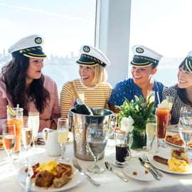 Ciudad de Nueva York: Brunch, Almuerzo o Cena Buffet en Crucero por el Río