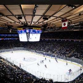 Nueva York: partido de los New York Rangers en el Madison Square Garden