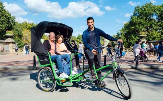 Ciudad de Nueva York: Tour privado en bicitaxi por Central Park