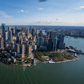 NUEVA YORK Excursión en helicóptero con todo incluido por la isla de Manhattan