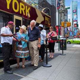 Nueva York: tour turístico con paradas libres en autobús descapotable