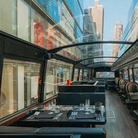 Ciudad de Nueva York: Excursión con Cena Gourmet Bustronome