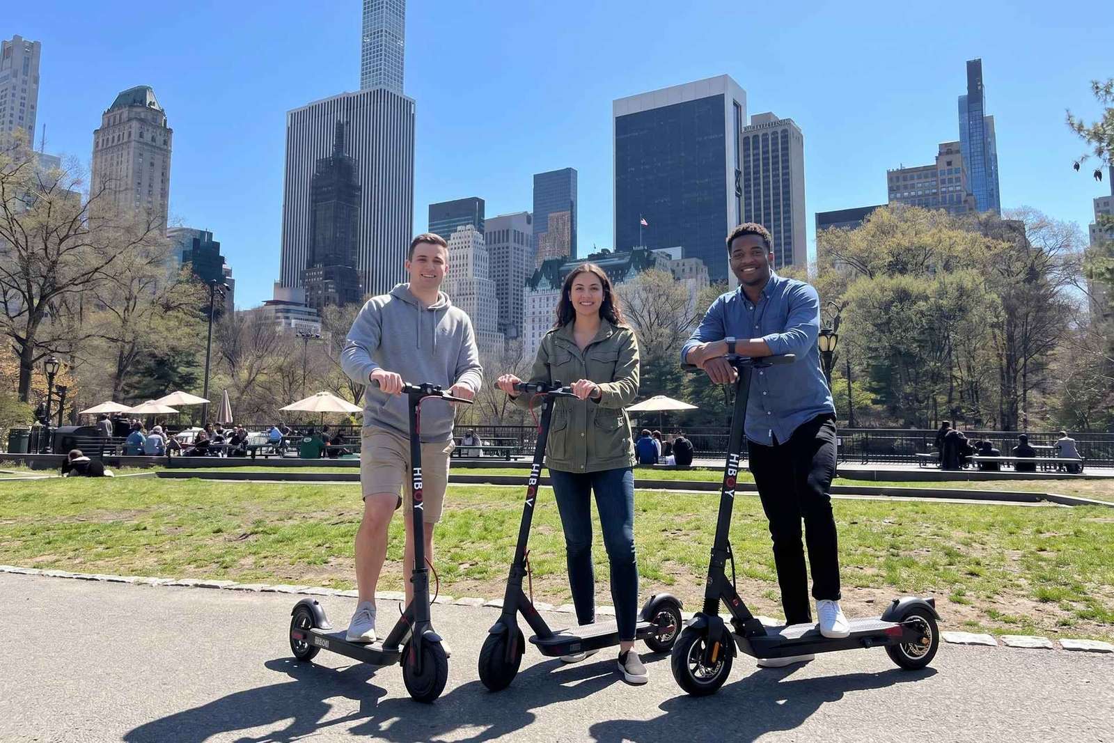 Alquiler de scooters eléctricos en Central Park