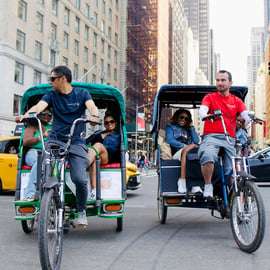 Nueva York: recorrido en bicitaxi por las casas de los famosos y los lugares de cine de Central Park