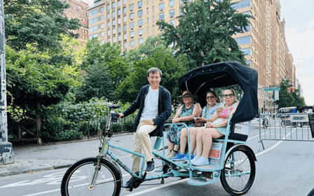 NYC: Visita guiada en bicitaxi privado por Central Park (60 min.)